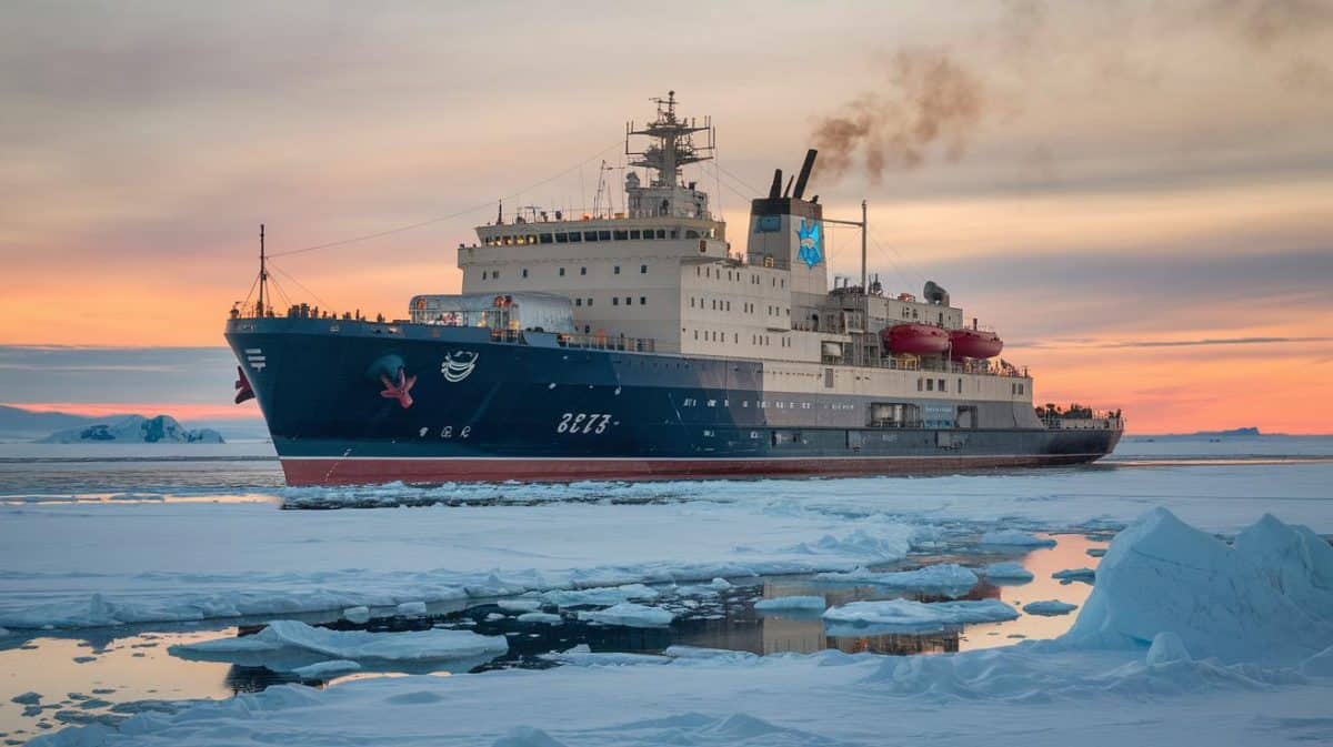 Rusia lansează gigantul nuclear Arctic Yakutia, capabil să spargă gheața de 3 metri timp de 7 ani neîntrerupți Rusia lansează gigantul nuclear Arctic Yakutia, capabil să spargă gheața de 3 metri timp de 7 ani neîntrerupți
