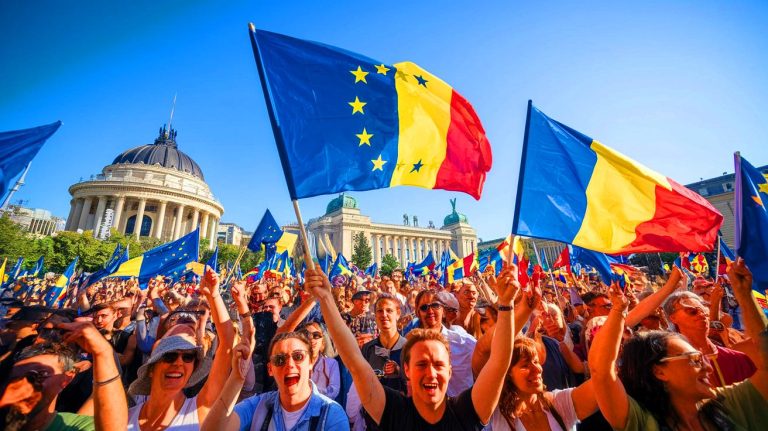 Un val de entuziasm pro-european inundă România: marșuri gigantice în București și alte orașe pe 15 martie