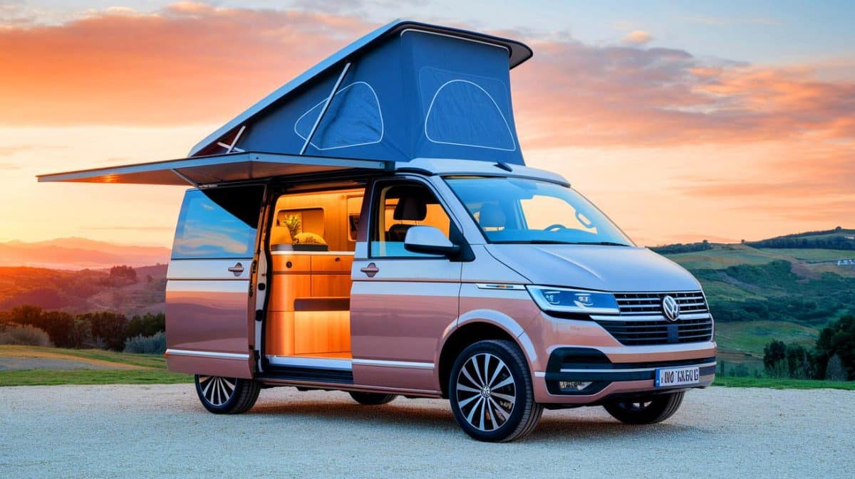 « Un vis pe roți pentru aventurieri »: Volkswagen lansează această rulotă californiană care redefinește luxul și libertatea pe patru roți « Un vis pe roți pentru aventurieri »: Volkswagen lansează această rulotă californiană care redefinește luxul și libertatea pe patru roți